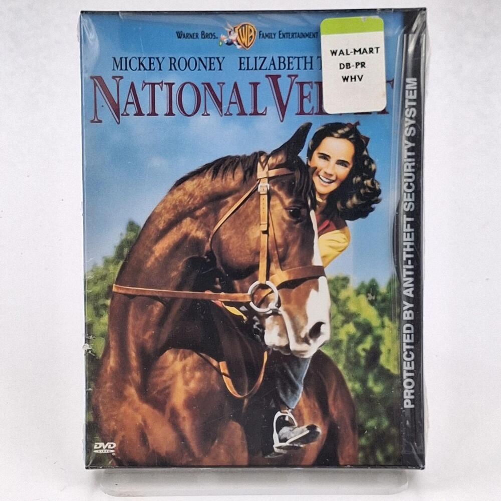 National Velvet DVD Elizabeth Taylor Mickey Rooney 1944 G Warner New Sealed